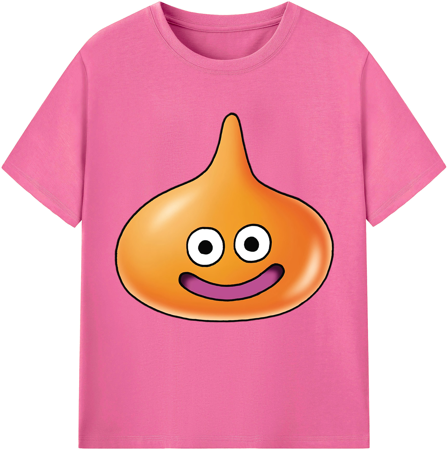 （画像用） ドラゴンクエスト Doragon Kuesuto Dragon Quest レディースカジュアルプリントTシャツ（綿100％）